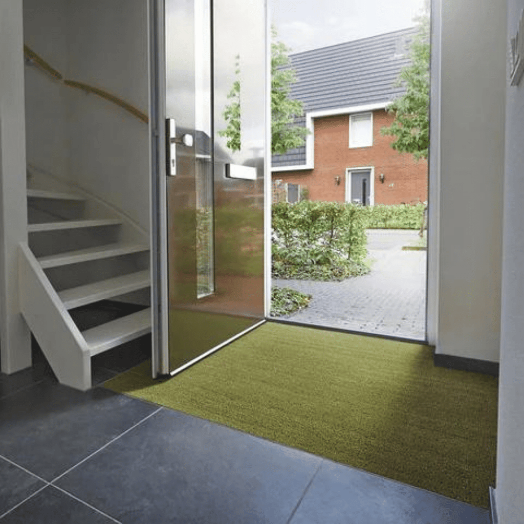 Custom Sized Vinyl Back Coco Coir Entrance Mats in Colors