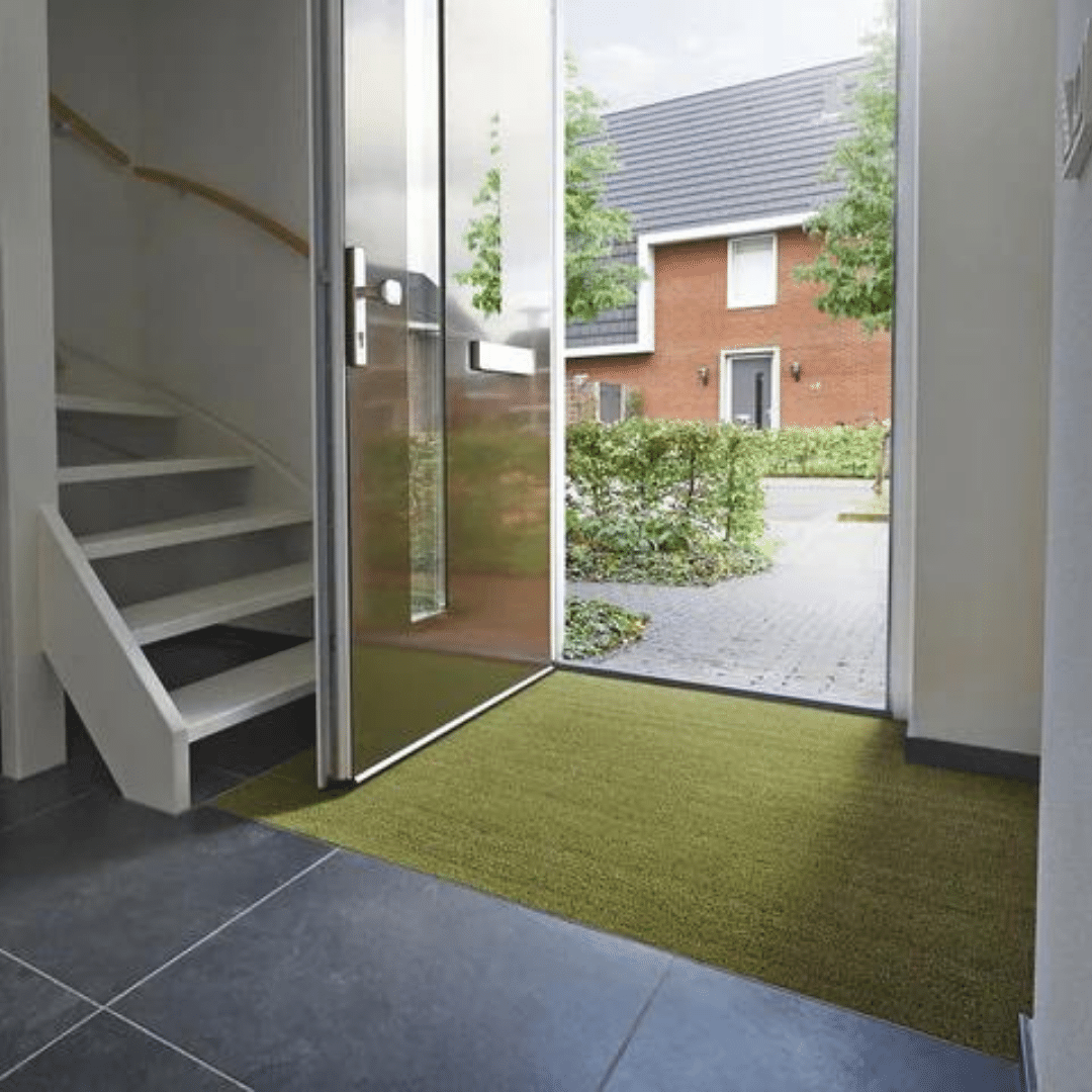Custom Sized Vinyl Back Coco Coir Entrance Mats in Colors