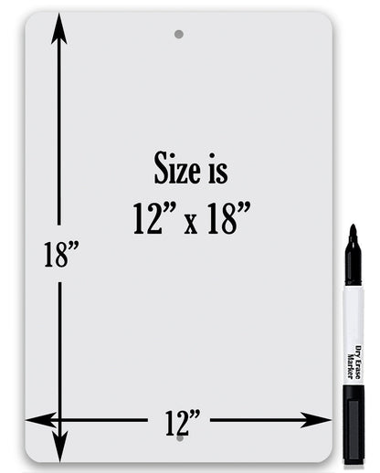 Dart Scoreboard (Yellow) Dry Erase for Keeping Score in Games Cricket, 301 or 501 - Metal Sign