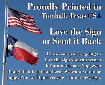 Down The Rabbit Hole - Directional Arrow - Metal Sign