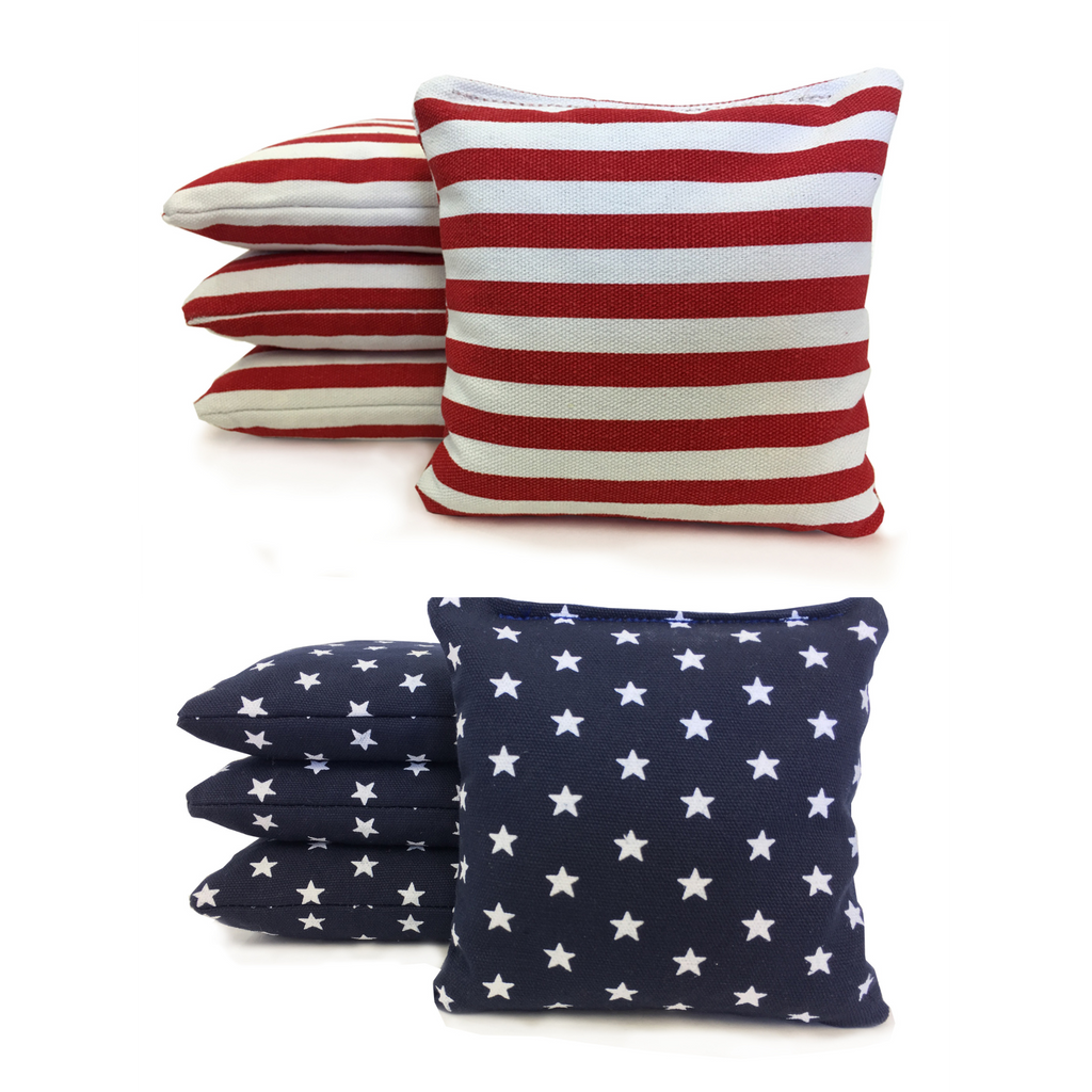 Set of 8 Regulation Duck Cloth Cornhole Bags - Corn-filled