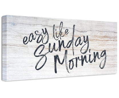 Easy Like Sunday Morning - Canvas