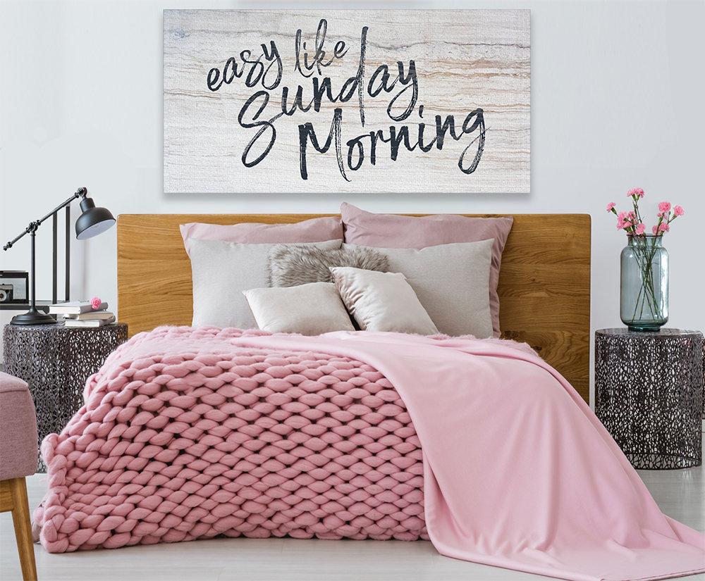 Easy Like Sunday Morning - Canvas