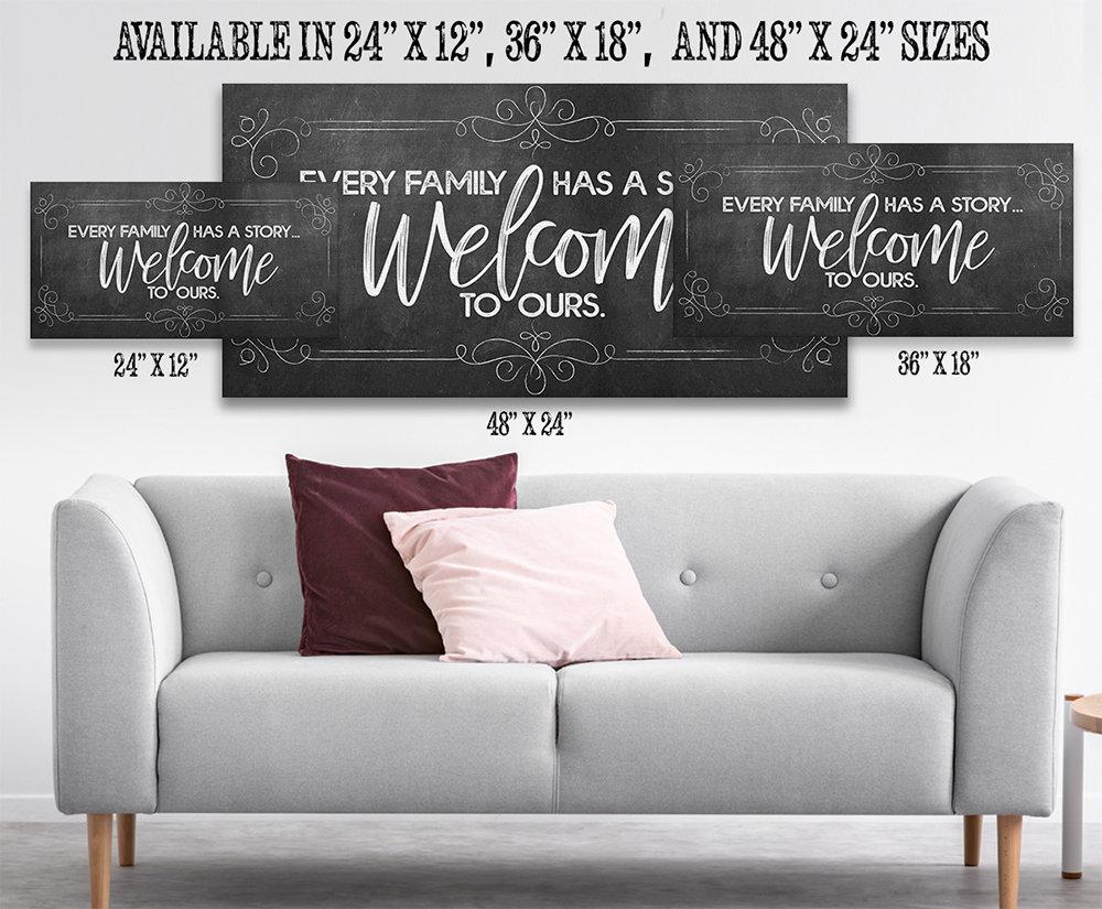 Every Family Has A Story - Canvas