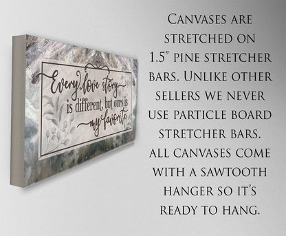 Every Love Story Is Beautiful - Canvas