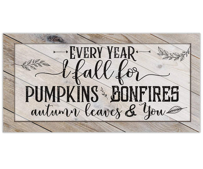 Every Year I Fall For - Canvas