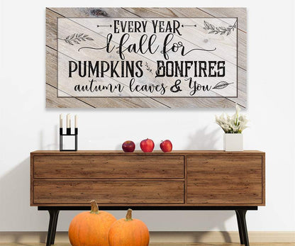 Every Year I Fall For - Canvas