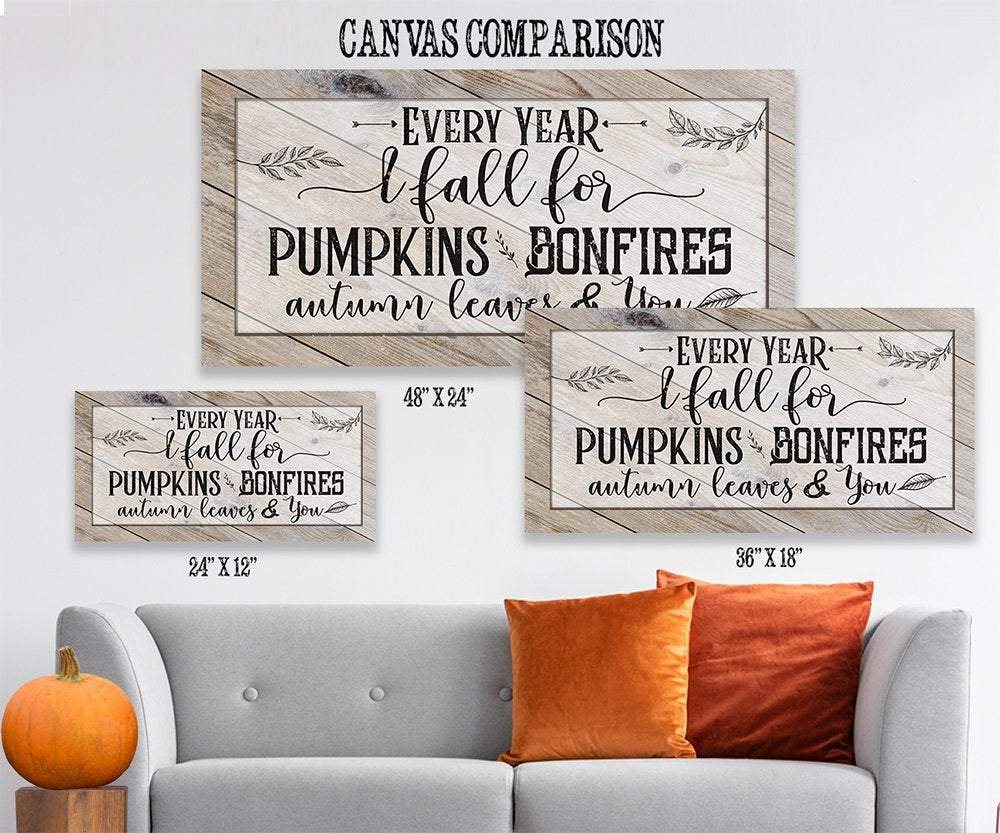 Every Year I Fall For - Canvas