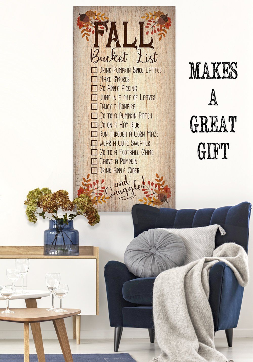 Fall Bucket List - Canvas