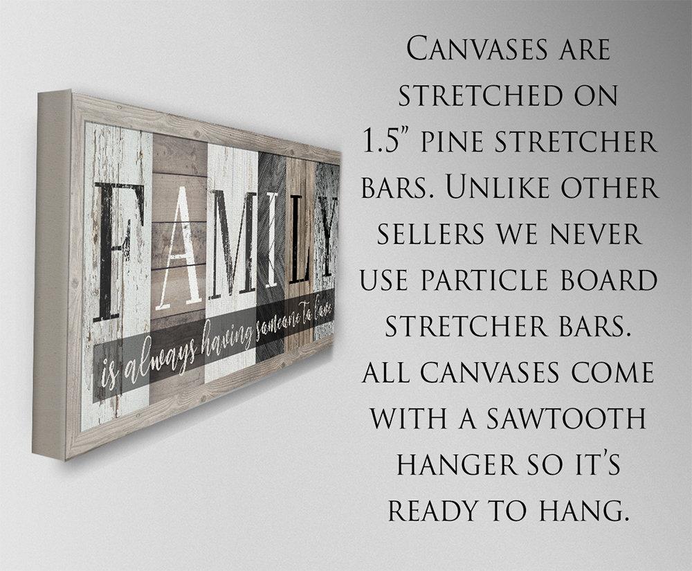 Family Is Always Having Someone to Love - Canvas