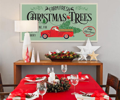 Farm Fresh Christmas Trees - Canvas