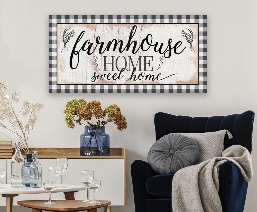 Farmhouse Home Sweet Home - Canvas
