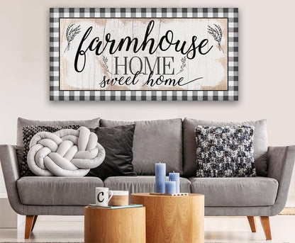 Farmhouse Home Sweet Home - Canvas