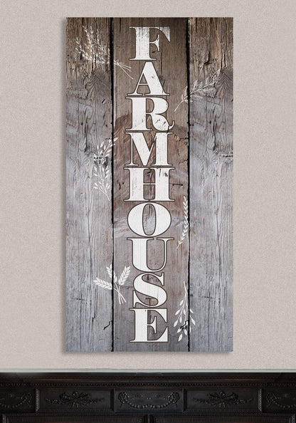 Farmhouse - Vertical - Canvas