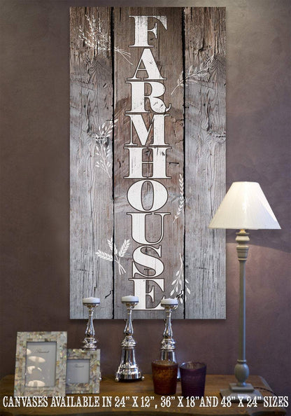 Farmhouse - Vertical - Canvas