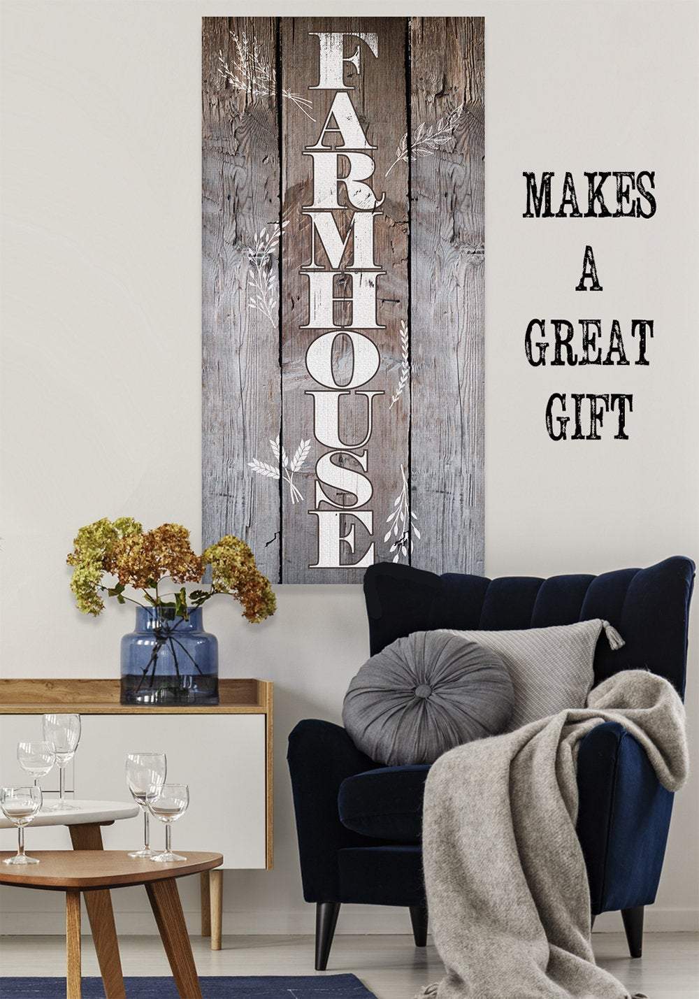 Farmhouse - Vertical - Canvas