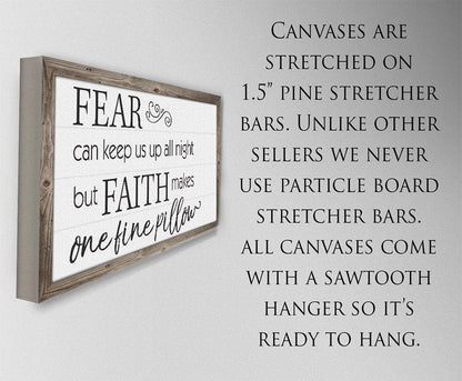 Fear Can Keep Us Up - Canvas