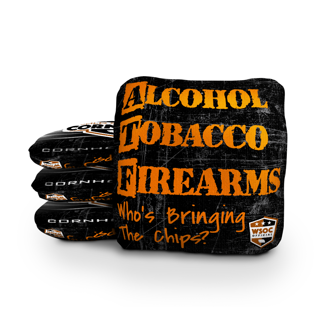 ATF Who's Bringing the Chips - 6 Inch WSOC Official Pro Cornhole Bags