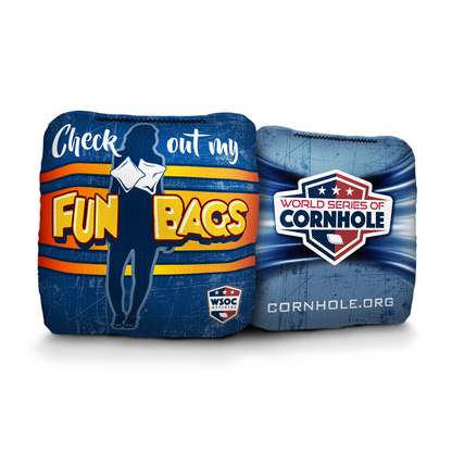 Check Out My Fun Bags - 6 Inch WSOC Official Pro Cornhole Bags