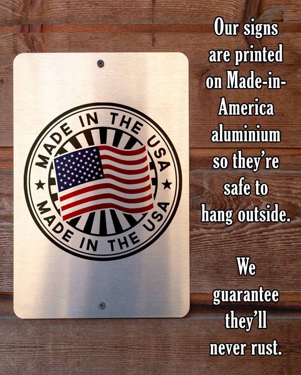 First I Drink The Coffee - Metal Sign
