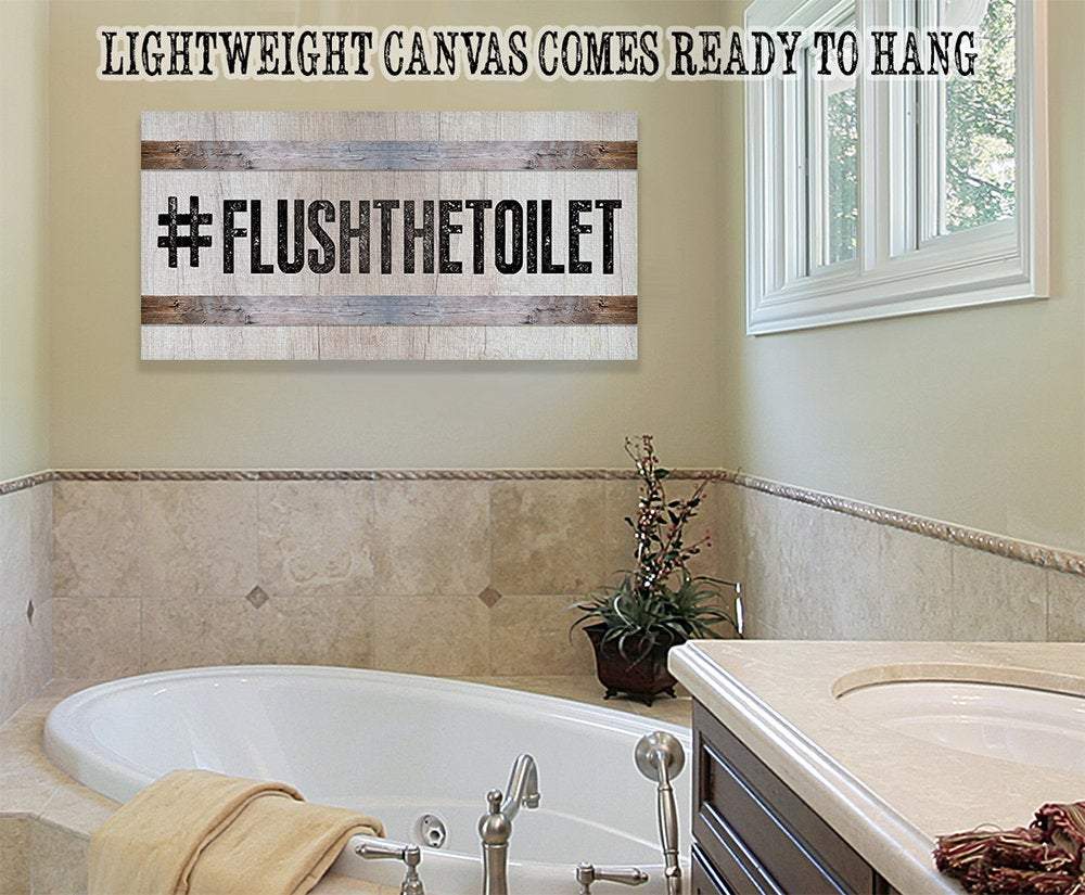 FlushTheToilet - Canvas