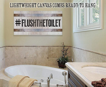 FlushTheToilet - Canvas