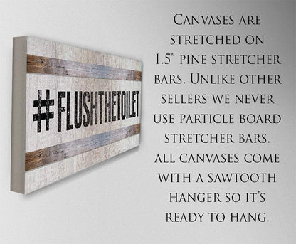 FlushTheToilet - Canvas