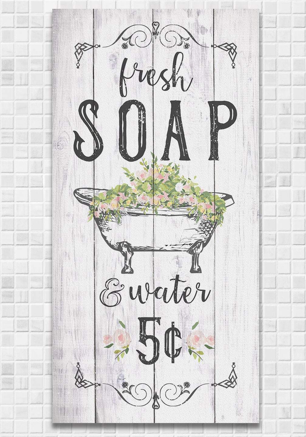Fresh Soap & Water - Canvas