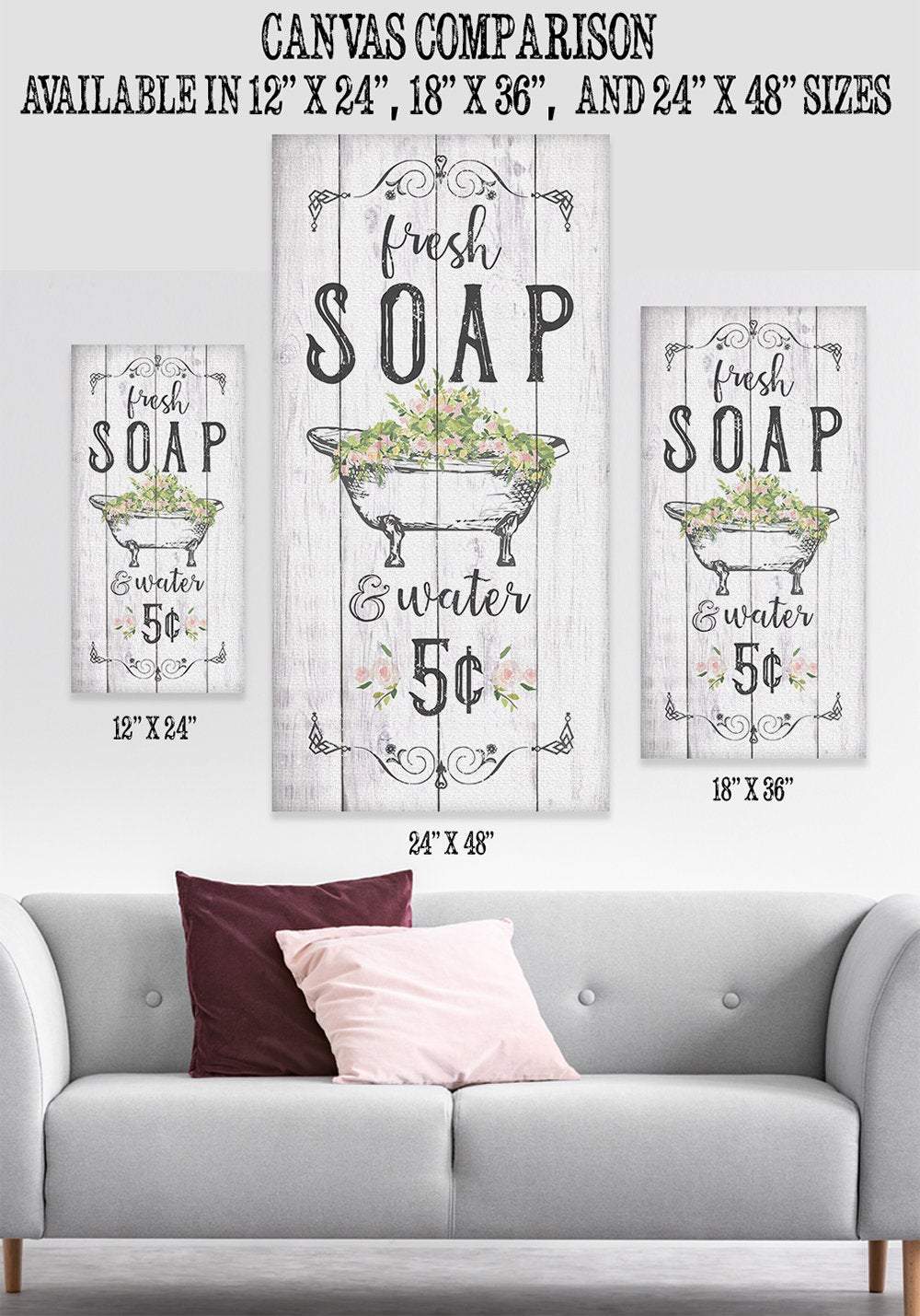 Fresh Soap & Water - Canvas