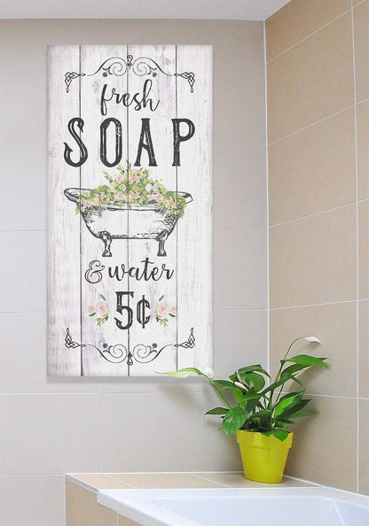 Fresh Soap & Water - Canvas