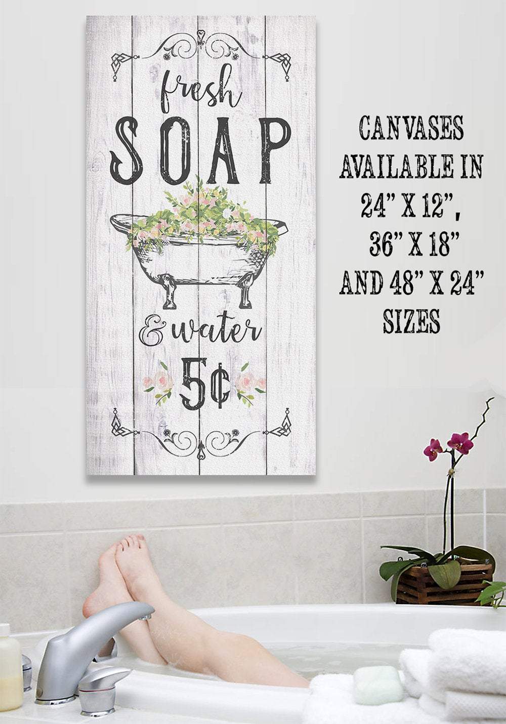 Fresh Soap & Water - Canvas