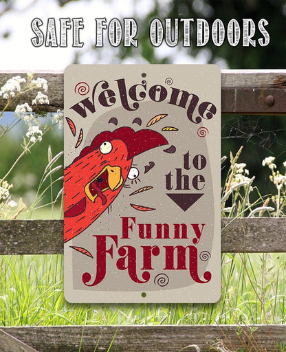 Funny Farm - Metal Sign