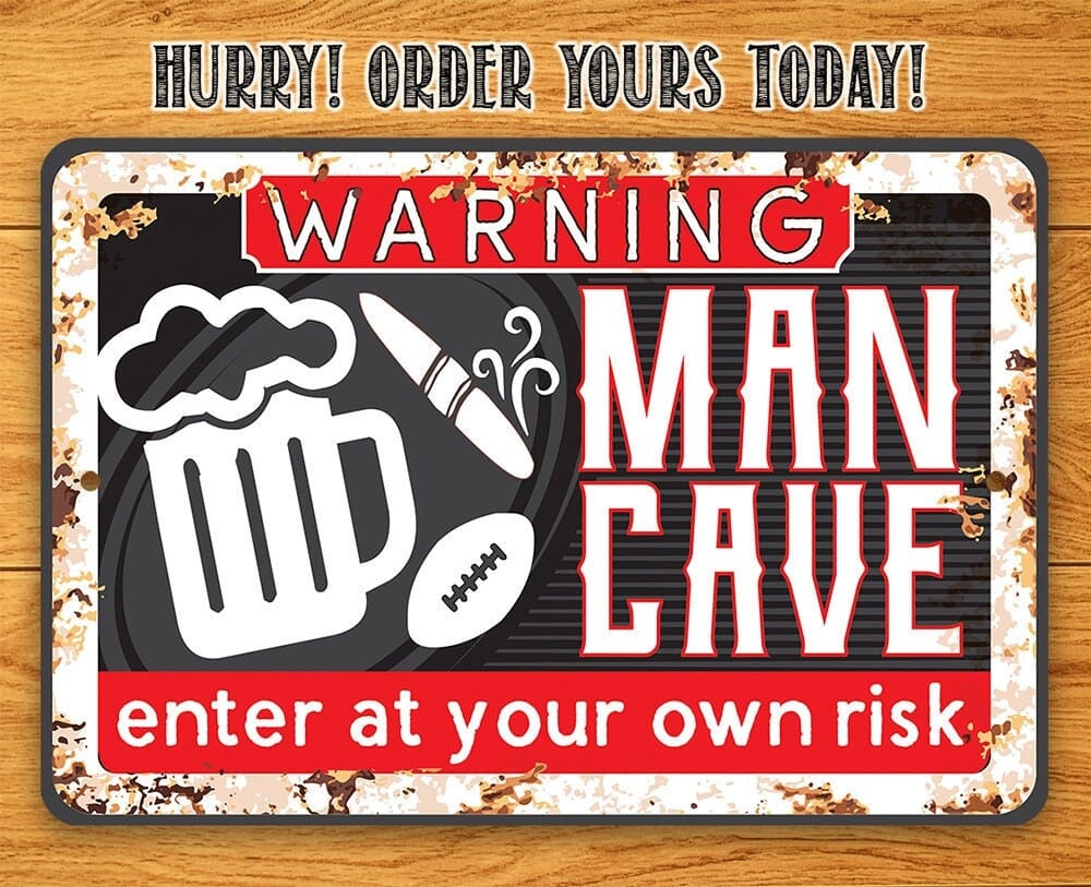 Enter At Your Own Risk - Metal Sign