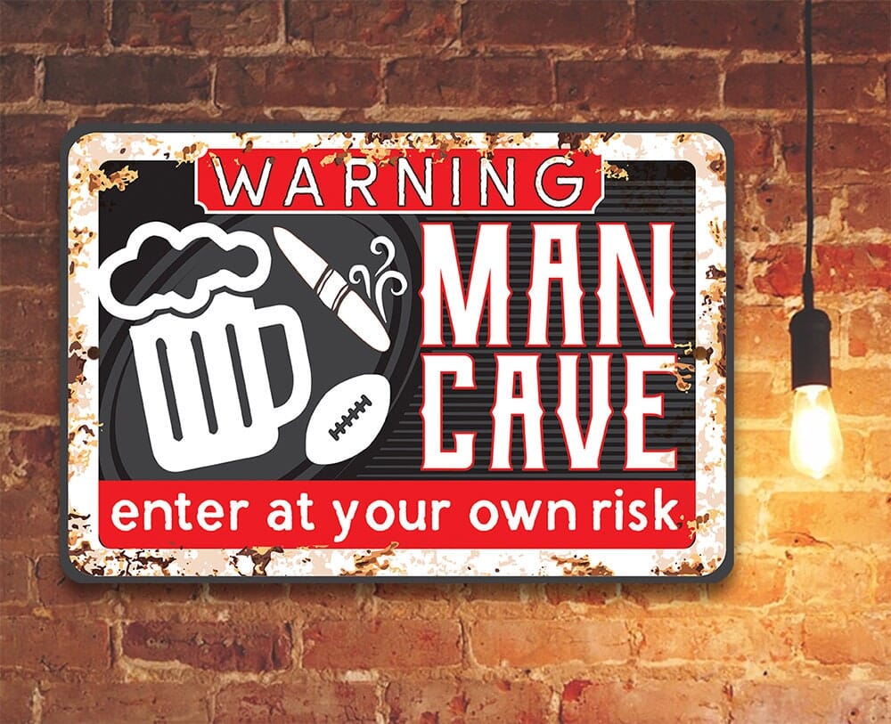 Enter At Your Own Risk - Metal Sign