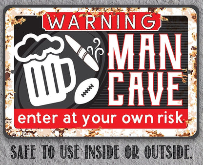 Enter At Your Own Risk - Metal Sign