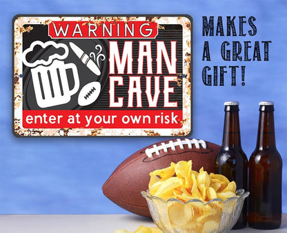 Enter At Your Own Risk - Metal Sign