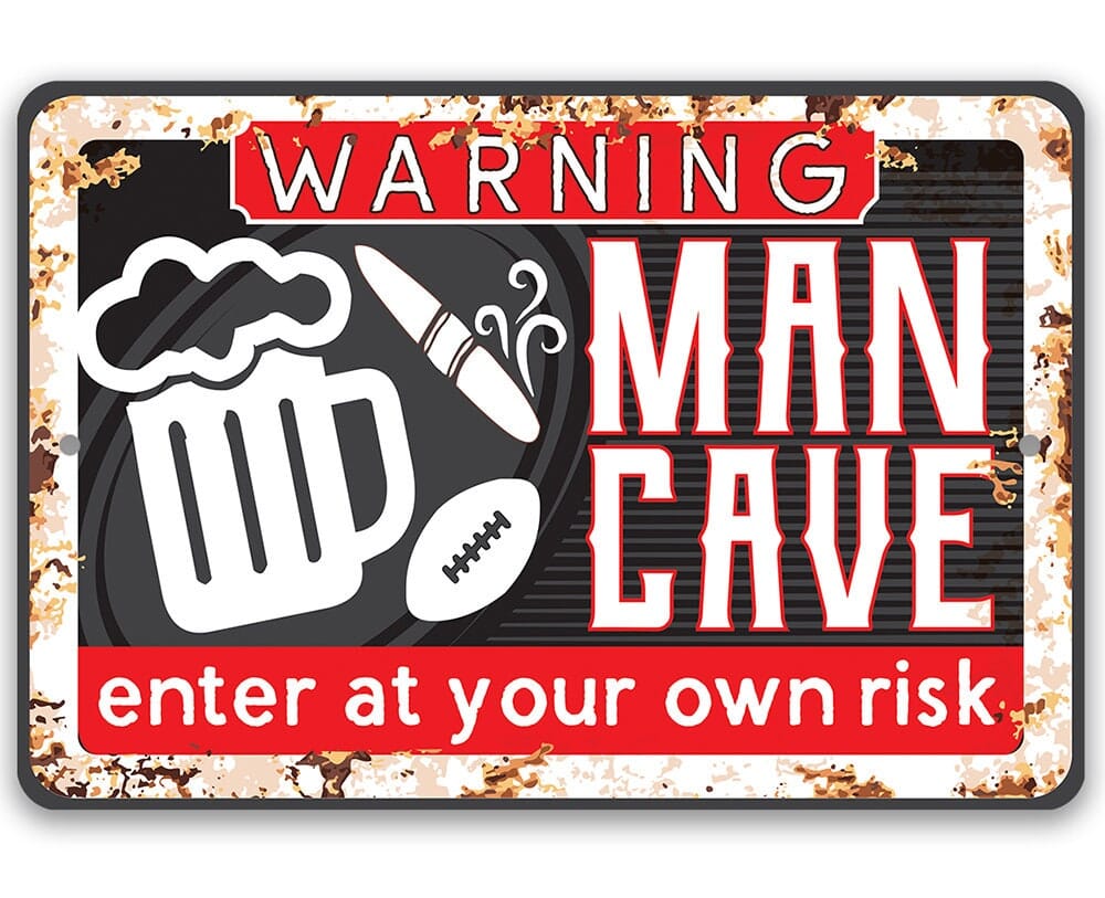 Enter At Your Own Risk - Metal Sign