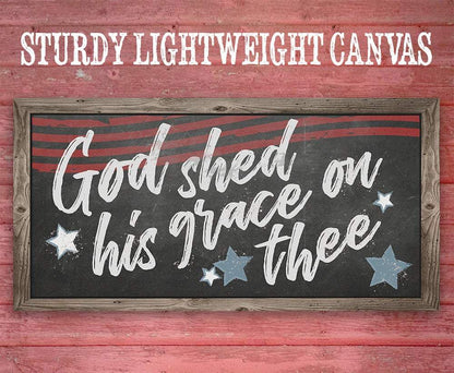 God Shed His Grace On Thee - Canvas