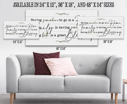Having Somewhere To Go - Canvas