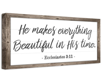 He Makes Everything Beautiful - Canvas