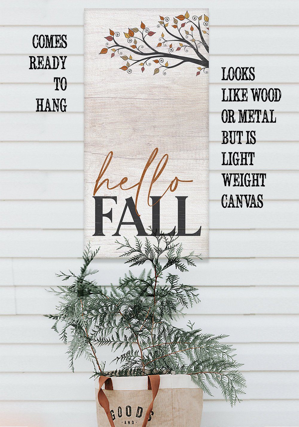 Hello Fall - Canvas