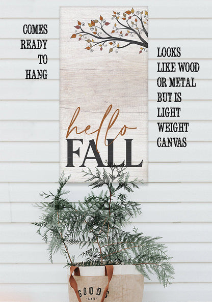 Hello Fall - Canvas
