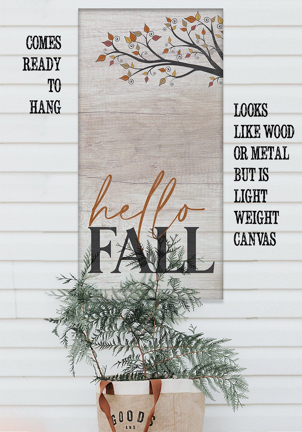 Hello Fall - Canvas
