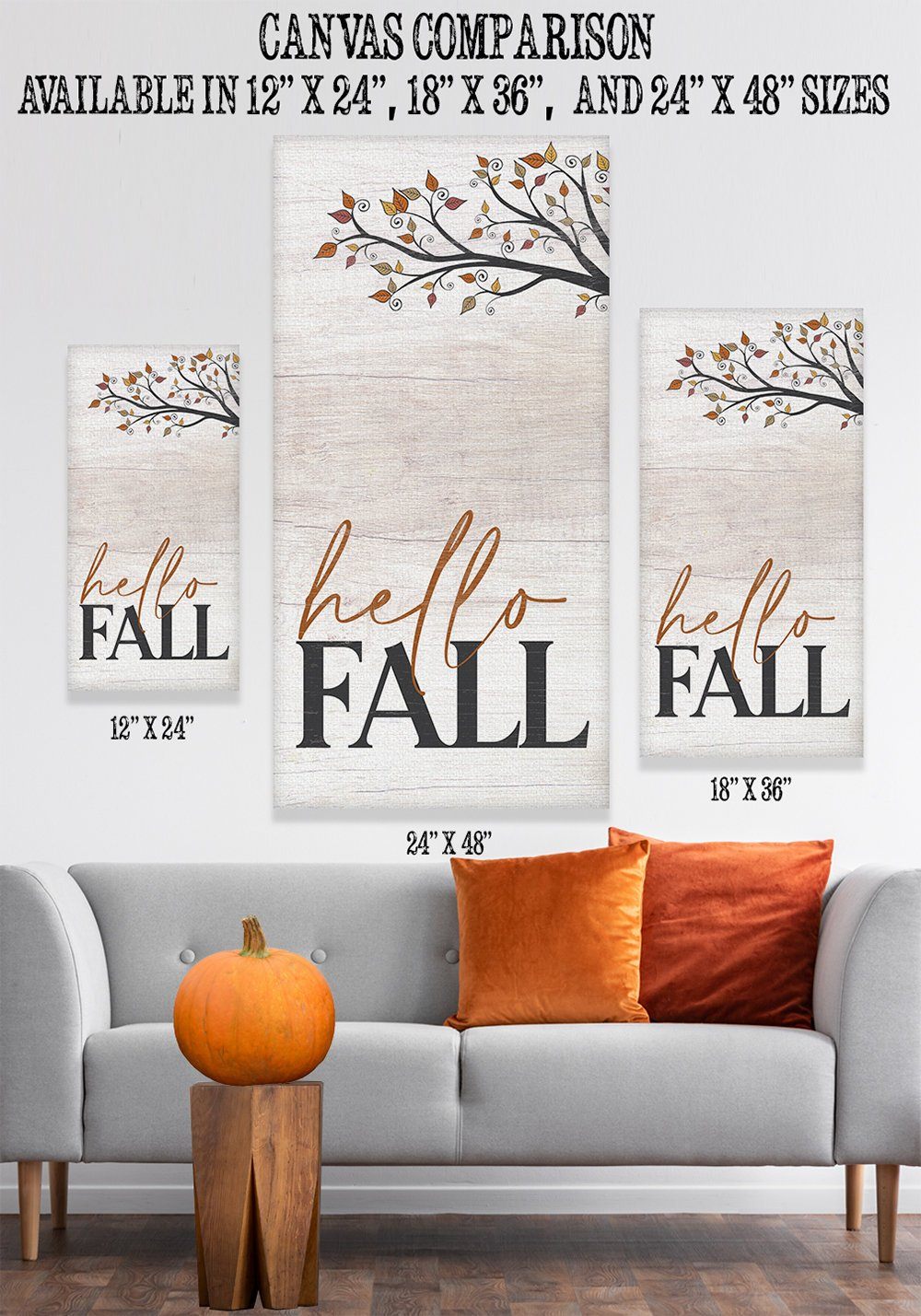 Hello Fall - Canvas