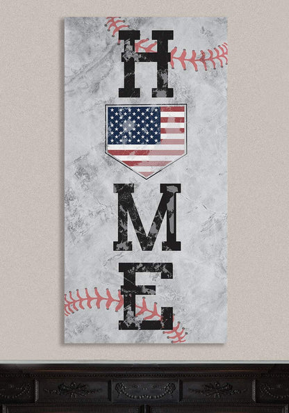 Home Baseball - Canvas
