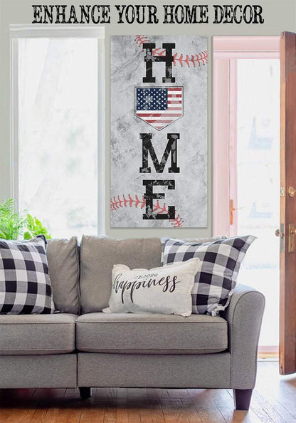 Home Baseball - Canvas