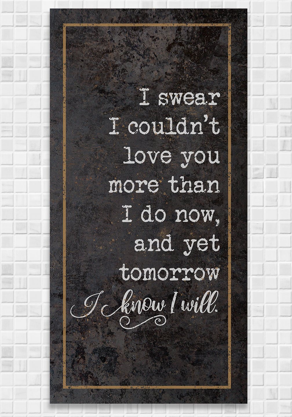 I Swear - Canvas