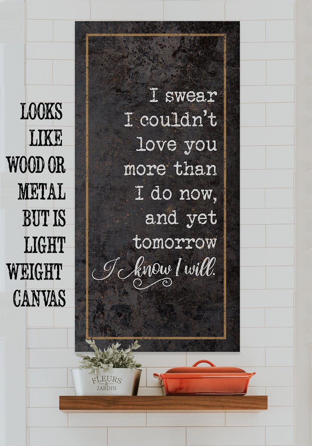 I Swear - Canvas