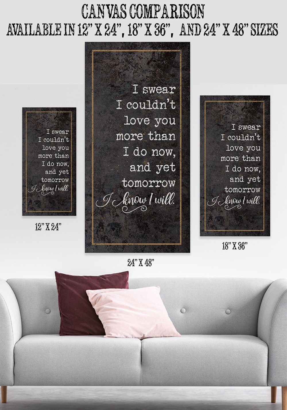 I Swear - Canvas