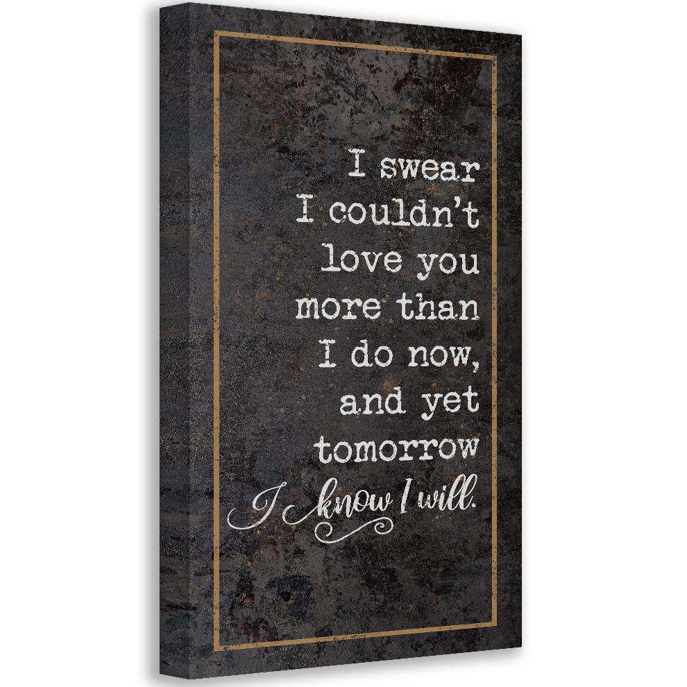 I Swear - Canvas
